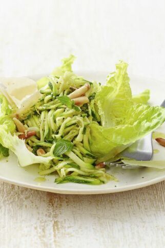 Roher Zucchinisalat Roher Zucchinisalat