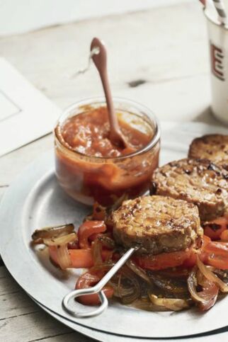 BBQ-Tempeh-Spieße BBQ-Tempeh-Spieße