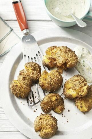 Potato-Crush mit Veganaise Potato-Crush mit Veganaise