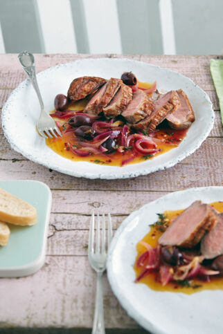 Entenbrust mit Orangensauce Entenbrust mit Orangensauce