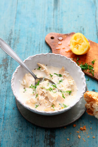 Griechische Zitronen-Hühnersuppe