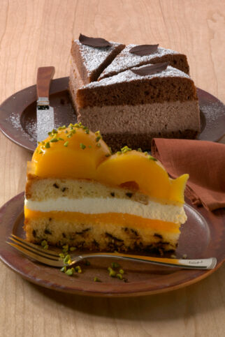 Pfirsichtorte
