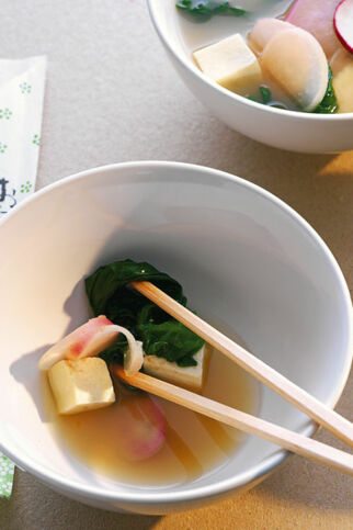 Misosuppe mit Tofu