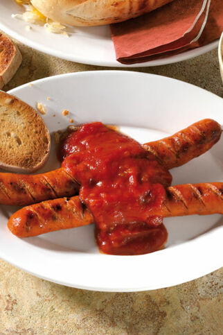 Grillwürste mit kreolischer Sauce Grillwürste mit kreolischer Sauce