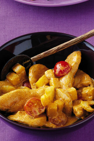 Hähnchencurry mit Ananas Hähnchencurry mit Ananas