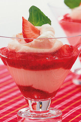 Mascarpone-Erdbeer-Creme Mascarpone-Erdbeer-Creme