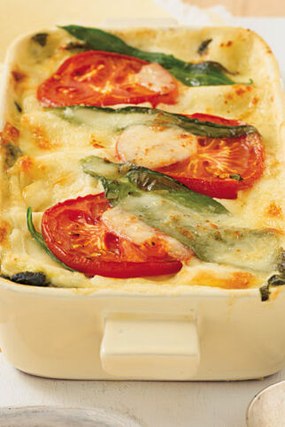 Bärlauch-Tomaten-Lasagne