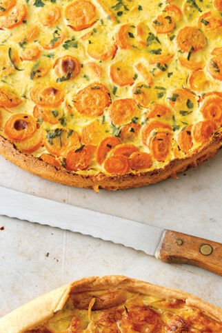 Möhren-Kartoffel-Tarte Möhren-Kartoffel-Tarte