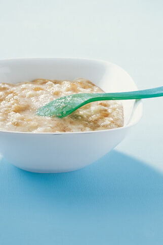 Grießbrei mit Banane Grießbrei mit Banane