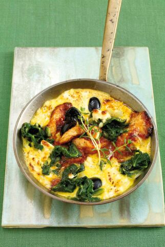 Pute mit Schafkäse-Mangold