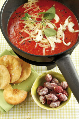 Pizza-Fondue Pizza-Fondue