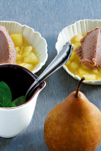 Kastaniencreme mit Birnen Kastaniencreme mit Birnen
