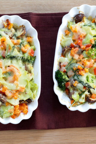 Buntes Gemüsegratin Buntes Gemüsegratin