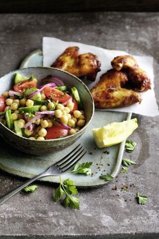 Würziger Kichererbsensalat Würziger Kichererbsensalat