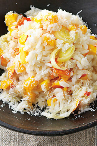 Kürbis-Lauch-Risotto Kürbis-Lauch-Risotto