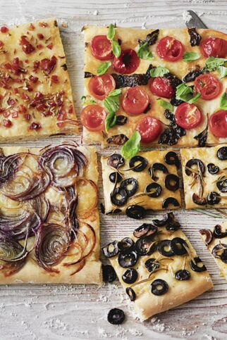 Focaccia vom Blech Focaccia vom Blech