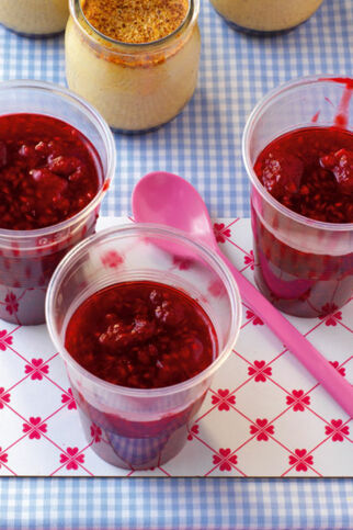 Himbeergrütze Himbeergrütze