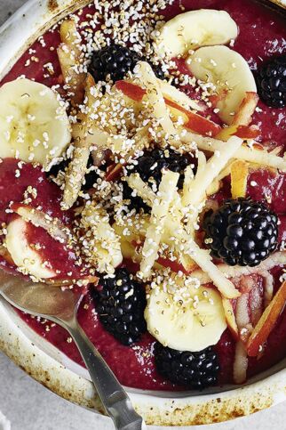 Apfel-Brombeer-Bowl Apfel-Brombeer-Bowl