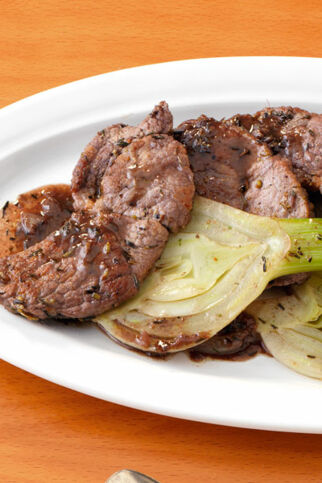 Lamm mit Fenchel und Rosmarinkartoffeln Lamm mit Fenchel und Rosmarinkartoffeln