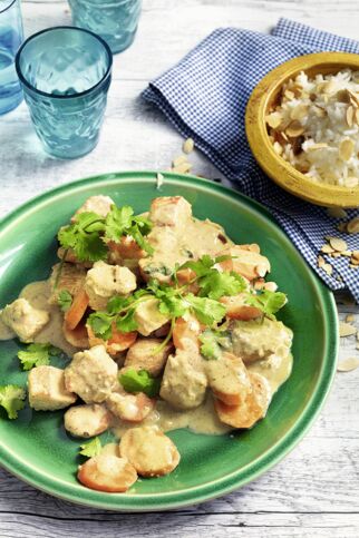 Puten-Mandel-Curry Puten-Mandel-Curry