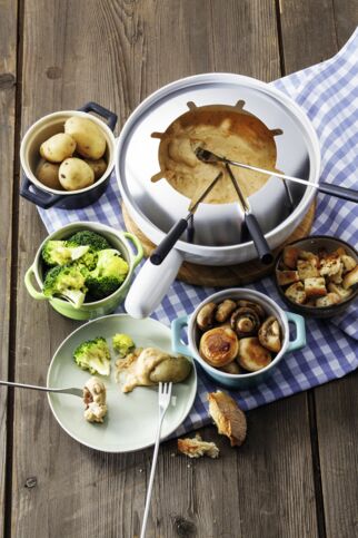 Cashew-Fondue-Käse Cashew-Fondue-Käse