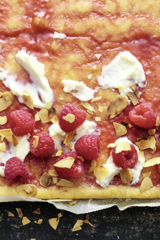 Himbeer-Pizza einfach himmlisch! Himbeer-Pizza einfach himmlisch!