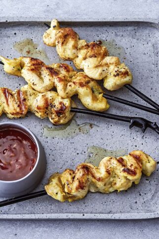 Marinierte BBQ-Spieße Marinierte BBQ-Spieße