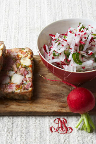 Presskopf mit Radieschensalat Presskopf mit Radieschensalat