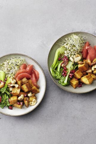 Süßkartoffel-Nuss-Bowl Süßkartoffel-Nuss-Bowl