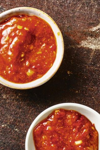 Geröstete Chilipaste Geröstete Chilipaste