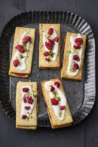 Himbeerschnitten Himbeerschnitten