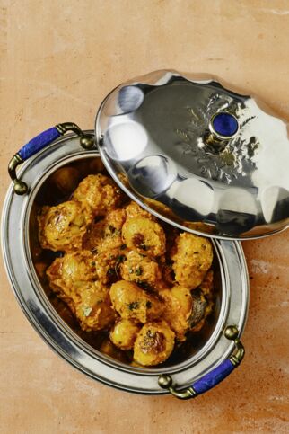 Curry mit Babykartoffeln