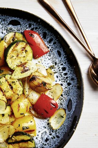 Gegrilltes Gemüse mit Marinade