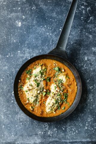 Fisch in Paprikasauce Fisch in Paprikasauce