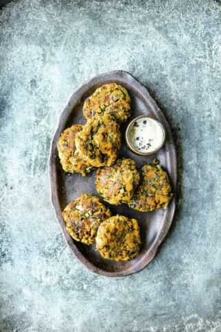 Süsskartoffel-Linsen-Plätzchen Süsskartoffel-Linsen-Plätzchen