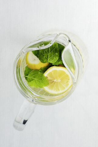 Zitronen-
Minze-Wasser