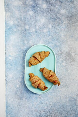 Croissants mit Möhren und Käse Croissants mit Möhren und Käse