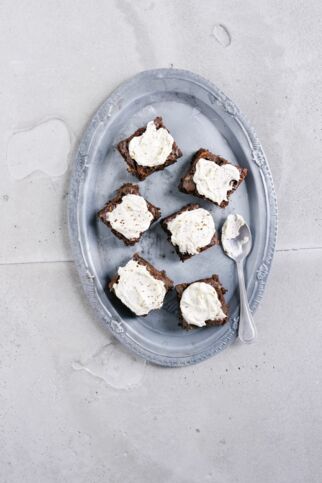 Brownies mit Chai-Frosting Brownies mit Chai-Frosting