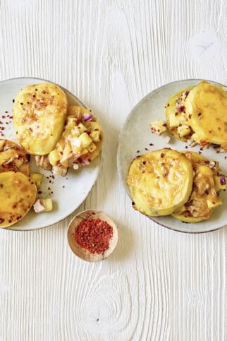 Kartoffelburger »Hawaii« Kartoffelburger »Hawaii«