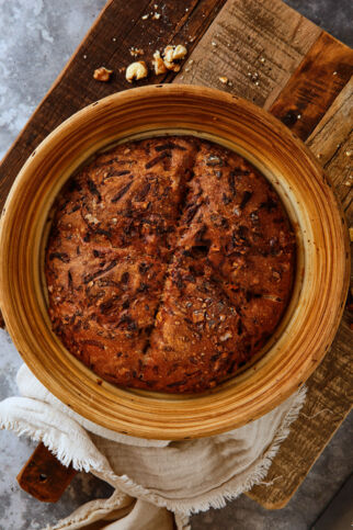 Veganes Möhren Wallnuss Brot Veganes Möhren Wallnuss Brot