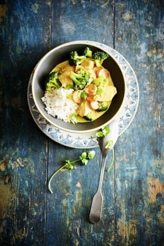 Hähnchencurrymit Reis Hähnchencurrymit Reis