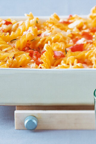 Tomaten-Nudel-Auflauf Tomaten-Nudel-Auflauf