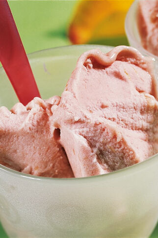 Rhabarbersorbet Rhabarbersorbet