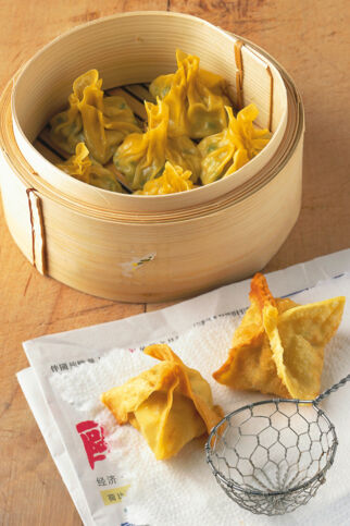 Hähnchen-Wantans Hähnchen-Wantans