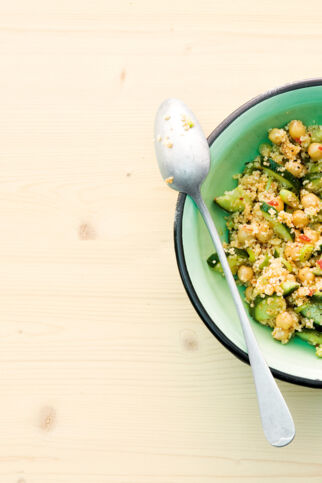 Couscoussalat mit Kichererbsen Couscoussalat mit Kichererbsen