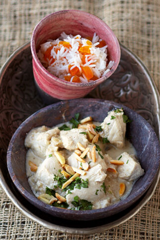 Weißes Mandel-Korma-Huhn