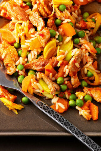 Ungarische Reispfanne Ungarische Reispfanne