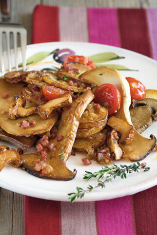 Bratkartoffeln mit Pilz-Gröstl Bratkartoffeln mit Pilz-Gröstl