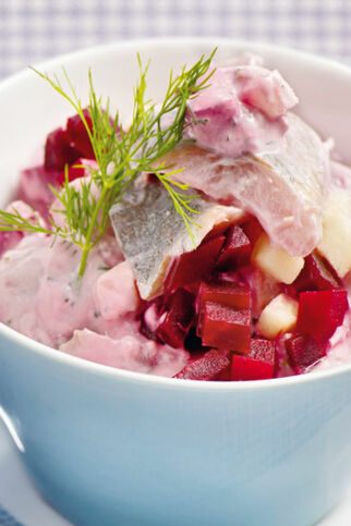 Heringssalat mit Roter Bete