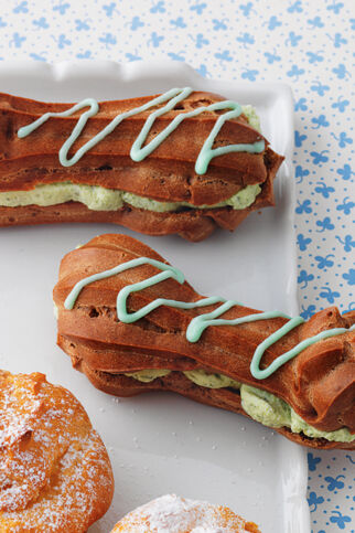 Schoko-Minz-Eclairs